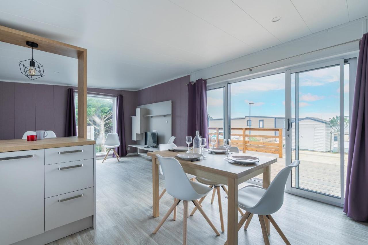 Beau Chalet Pour 4 Pers - Acces Piscine Chauffee Brétignolles-sur-Mer Dış mekan fotoğraf